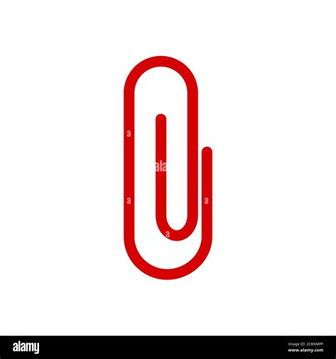 Paper Clip Vector Design Template Illustration Stock Vector Image And Art