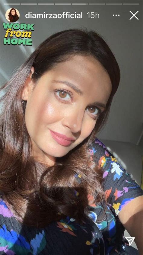 Mother To Be Dia Mirza Shares A Radiant Selfie As She Works From Home