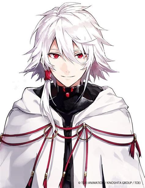 Pin By Cyne On Anime Pictures Anime Knight White Hair Anime Guy