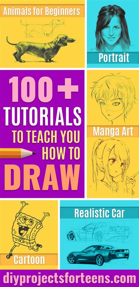 How To Draw 100 Step By Step Tutorials For Easy Drawing Ideas