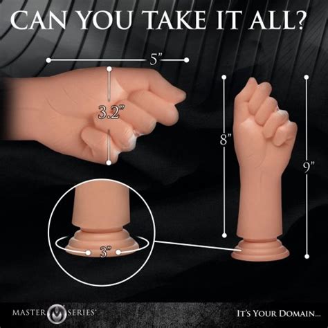 Master Series Knuckles Clenched Fist Suction Cup Dildo Sex Toys And Adult Novelties Adult Dvd