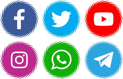 Social Media Icons Png Transparent