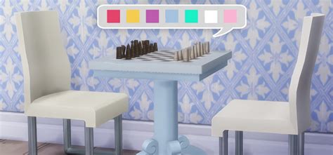 Sims 4 Chess Board And Chess Table Cc All Free Fandomspot