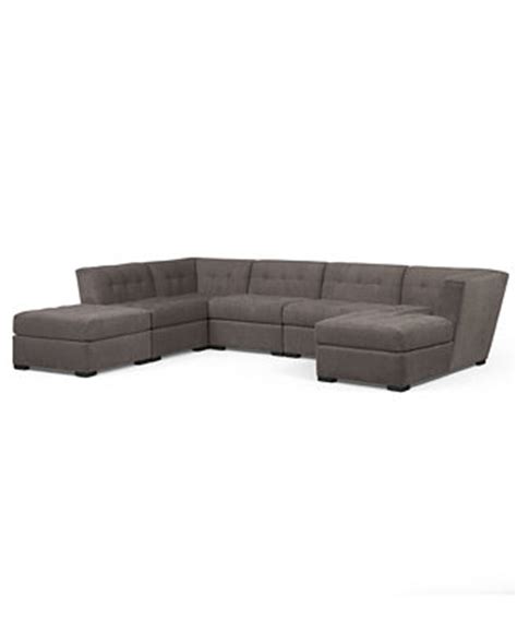 Looking for a comfortable new sofa? Roxanne Fabric 6-Piece Modular Sectional Sofa - Furniture ...