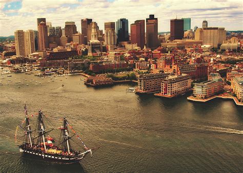 The Uss Constitution In Boston Harbor Photograph By Mountain Dreams