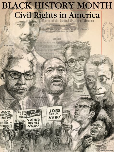 African Americanblack History Month Civil Rights In America