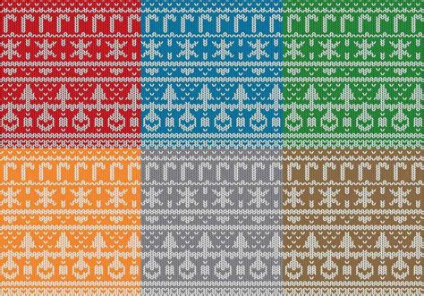 Christmas Sweater Patterns - Download Free Vector Art, Stock Graphics