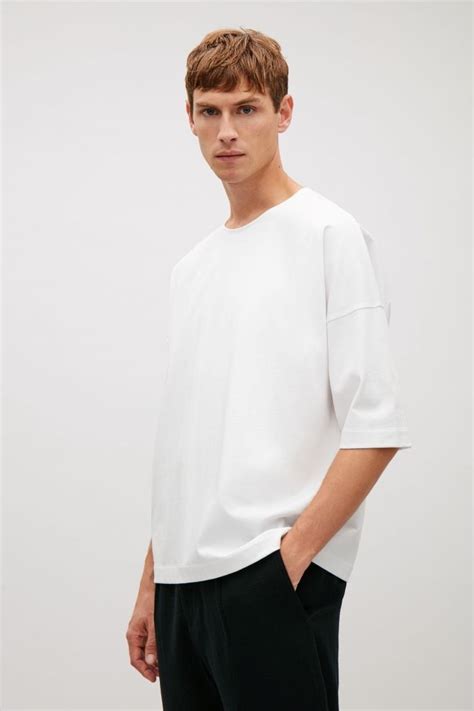 Pin By Jaimy Chua On For Him Oversized Shirt Men Oversized White T