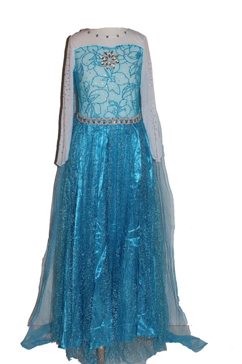 Inspired by the sequel to 2013's blockbuster frozen , its sparkling sequins are she can drift off to dreamland amid the flurry of silver snowflakes on the organza topskirt of this elsa nightgown for girls. Girls Frozen Snow Queen Elsa Costume Snow Princess Dress ...