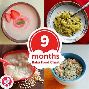 9 Month Baby Food Chart With Indian Recipes Free Recipe Ebook