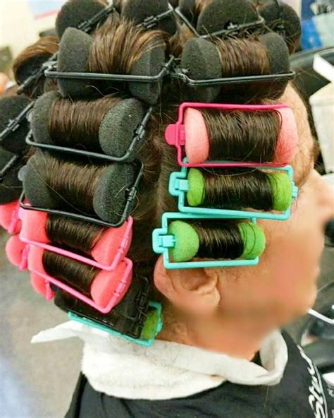 pin by stephanie williams on foam curlers hair rollers foam curlers hair curlers