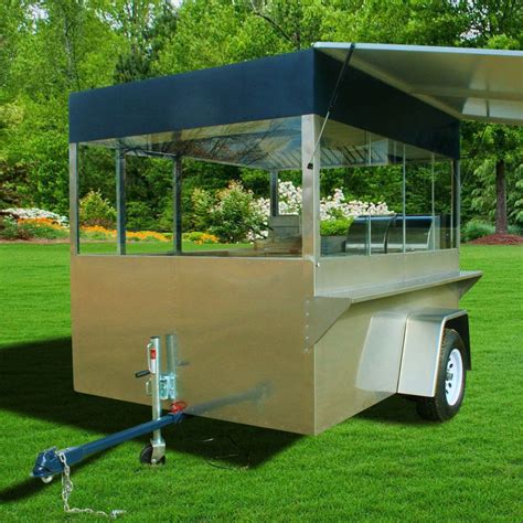 Concession Trailer Enclosed Hot Dog Cart Fryer Griddle Steamers Sinks