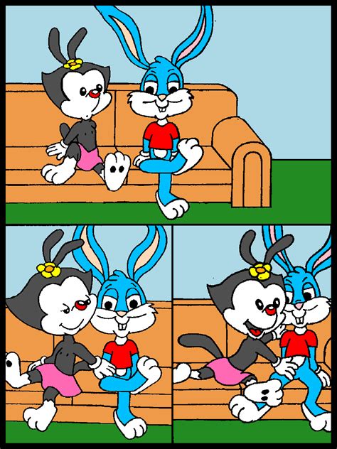 Rule 34 Animaniacs Anthro Buster Bunny Clothing Comic