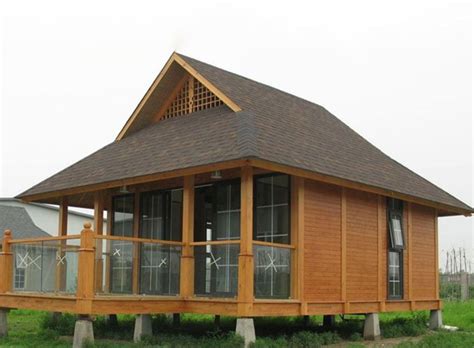 Ig G 006 Prefab Log Glass House Wooden House Manufacturer From China