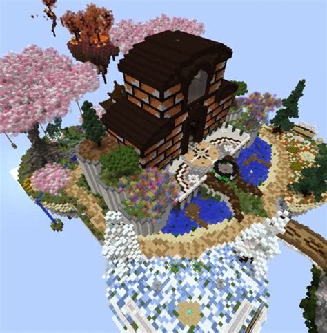 Minecraft skywars hypixel skywars looking for noobs to troll and trap! GameArt | SkyWars Spawn Minecraft Project