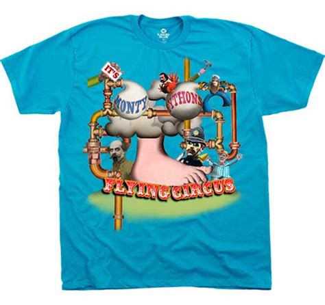 Monty Python Flying Circus T Shirt Vintage Movie Tees