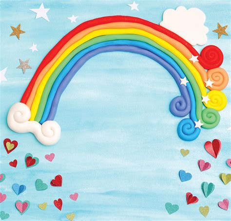 Rainbow Love Photo Background Pepperlu