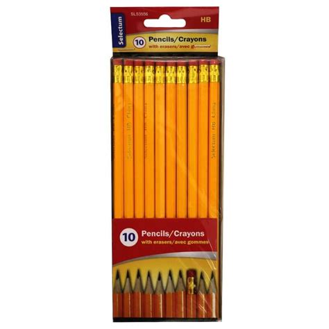 Wholesale 10 Pack Hb Pencils 013 Each Bargains Group