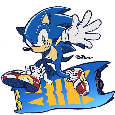 Artstation Sonic Riders Style Commission