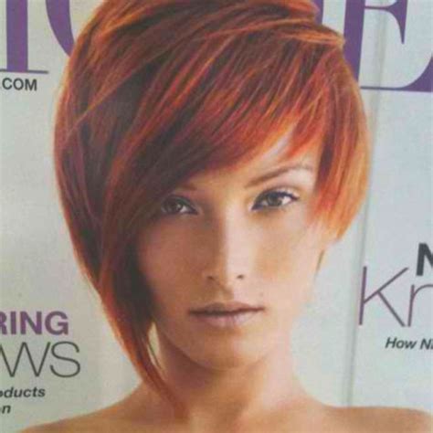 Check spelling or type a new query. Layered asymmetrical bob, very short & bangy on one side ...