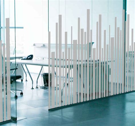 Vertical Lines Window Sticker For Office Tenstickers