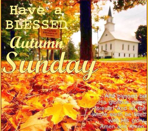 Have A Blessed Autumn Sunday Pictures Photos And Images For Facebook