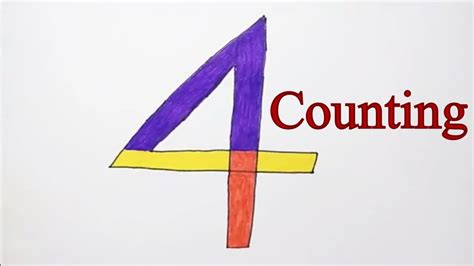 Counting 1 To 10 Learn To Count Drawing With Pencil Drawing With
