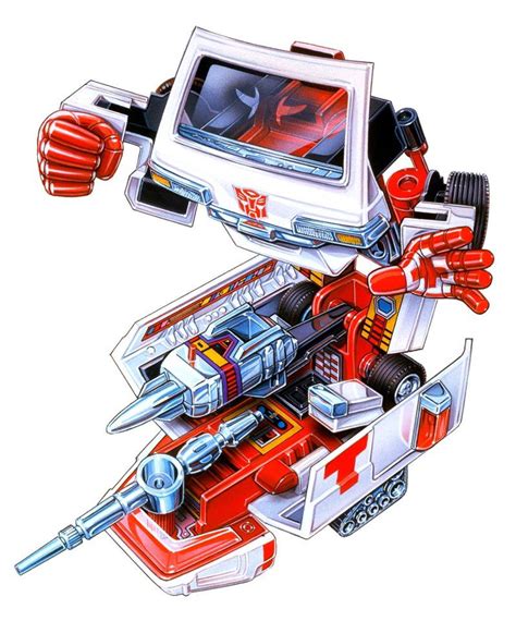 G1 Ratchet Boxart Transformers Autobots Transformers Box Art