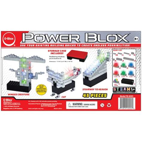 E Blox Power Blox Led Building Block Set 45 Pieces Engineering