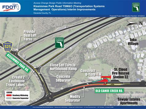 Kissimmee Park Road TSM&O Public Meeting Exhibit Room – Florida's Turnpike