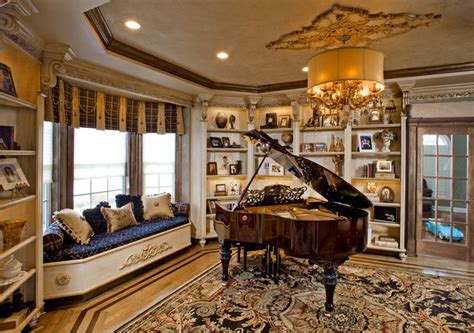 Baby Grand Piano Living Room Window View Teddy Car In Play Room