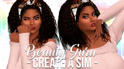 The Sims 4 Create A Sim ° Beauty Guru ° Youtube