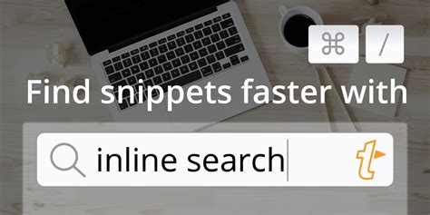 How To Use Text Snippets Everywhere With A Quick Search