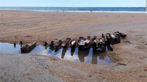 century old shipwreck on north carolina s shore uncovered by tides cnn travel