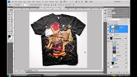 Check spelling or type a new query. Create Custom Digital Apparel: Photoshop Tutorial - YouTube