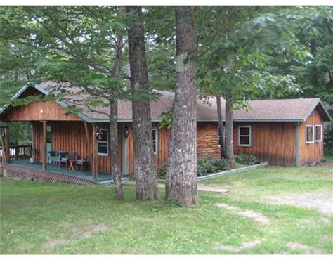 Luxurious Lakefront Log Cabin For Sale On Little Sebago Lake In Gray
