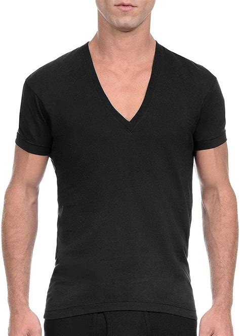 Buy 2xist Mens Pima Cotton Slim Fit Deep V Neck T Shirt Online In India B00lo0h0qc