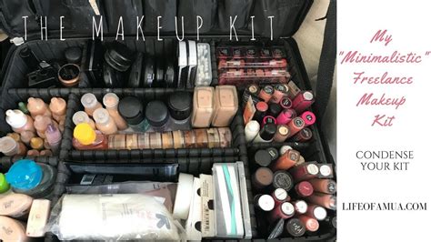 My Freelance Makeup Kit Downsize Your Makeup Kit Ideas Youtube