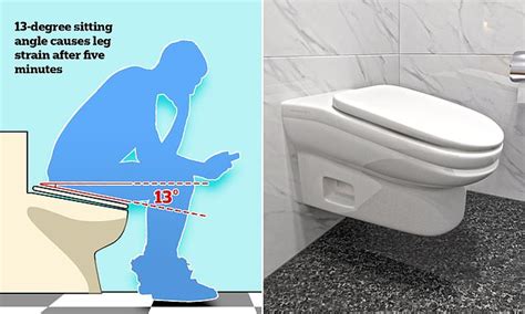 Toilets That Are Tilted Downwards By Degrees To Stop Workers Spending Too Long On The Loo