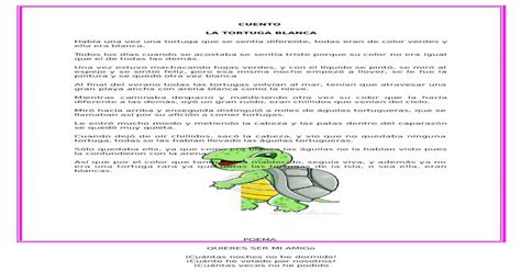 Cuento La Tortuga Blanca Pdf Document