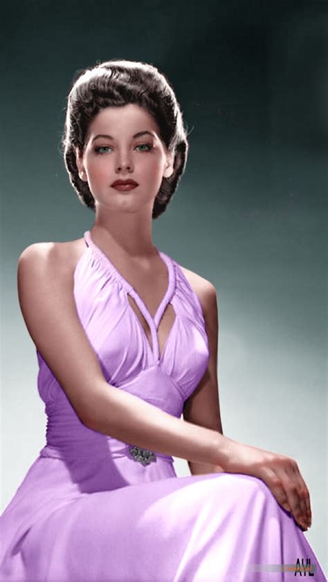 Colors For A Bygone Era Young Ava Gardner Colorized From A Late 1940s