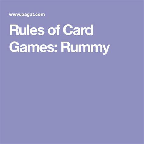 We did not find results for: Rules of Card Games: Rummy | Rummy card game, Rummy, Card ...