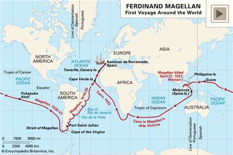 Rute Pelayaran Ferdinand Magelhaens