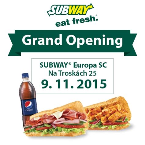 Subway Grand Opening Europa Shopping Center