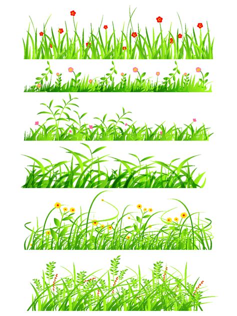 Gambar Koleksi Rumput Yang Indah Alam Rumput Taman Png Dan Vektor