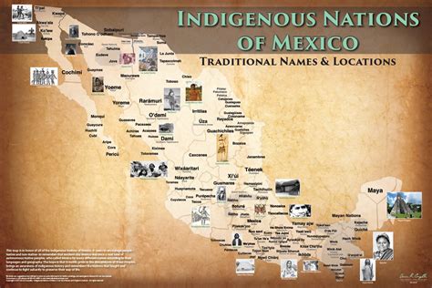 Indigenous People Of Mexico Map