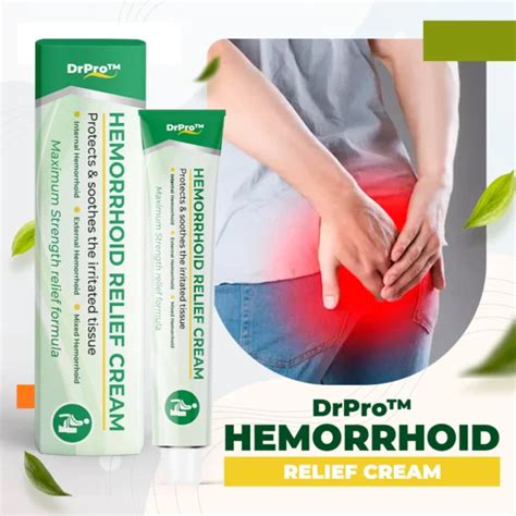 Drpro Hemorrhoid Relief Cream Moonqo Store