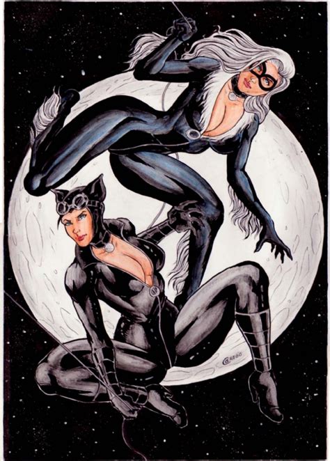 Black Cat Catwoman 2 In Cesar Gregos Comic Arts For Sale On Ebay