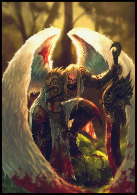 Pin By William Festo On Dnd Angel Warrior Fantasy Art Fantasy