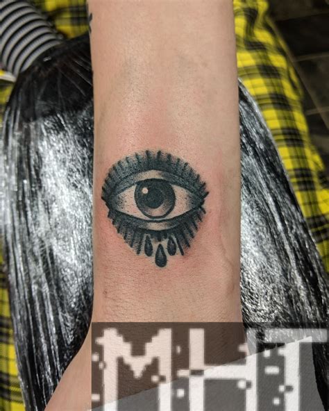 Crying Eye Realistic Tattoo By Black Ink Studio Best Tattoo Ideas